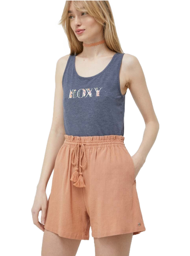 Kratke hlače Roxy Sweet Souvenir High Waist Shorts Bež | ERJNS03432
