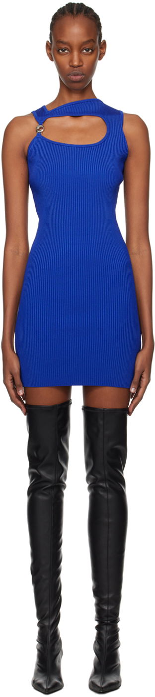 Obleke Coperni Coperni Cutout Minidress Modra | COPML85600, 0