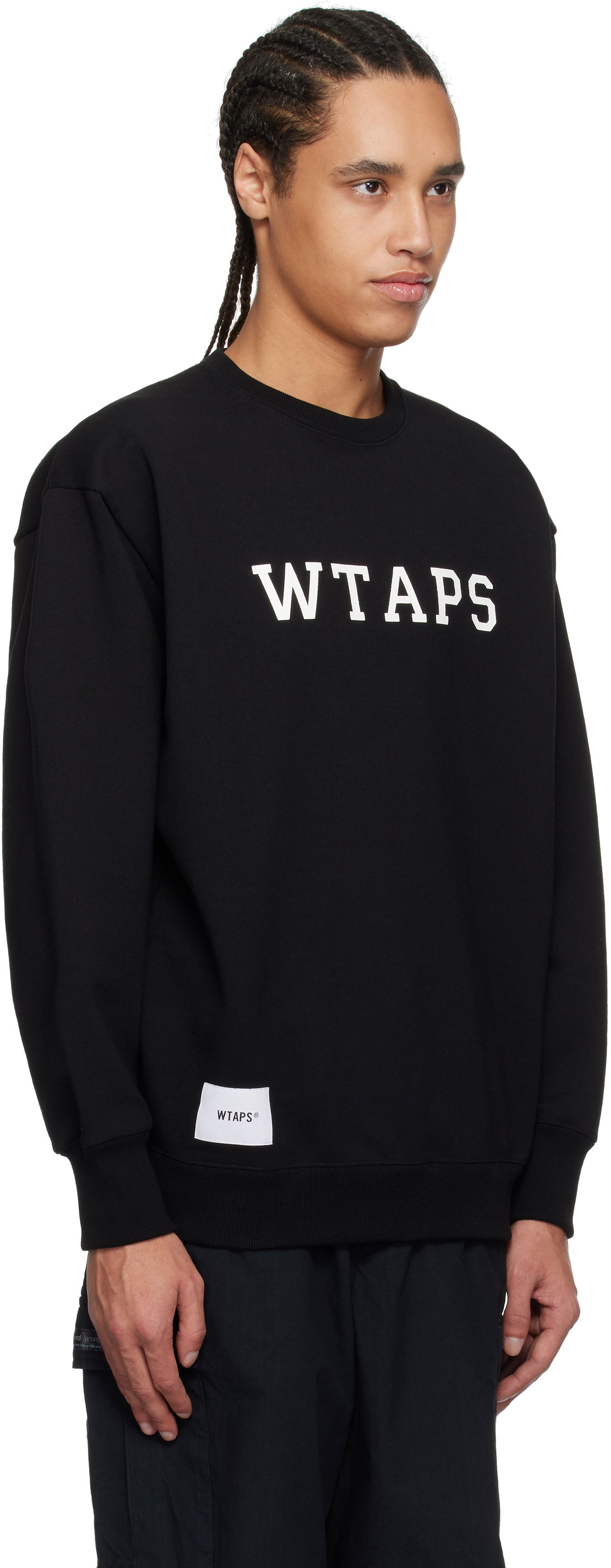 Pleteni pulover WTAPS WTAPS Cotton Academy Sweatshirt Črna | 251ATDT-CSM03, 1