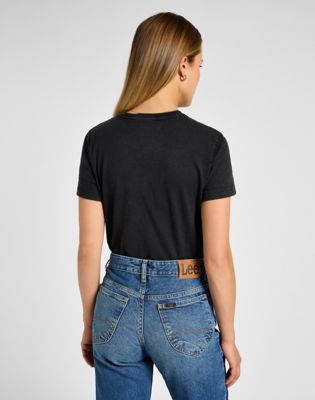 Majica Lee Perfect Tee Unionall Black Črna | 112355164