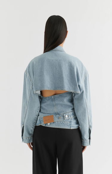 Jakna AXEL ARIGATO Hydra Tie-Front Jacket Modra | A2164001, 3