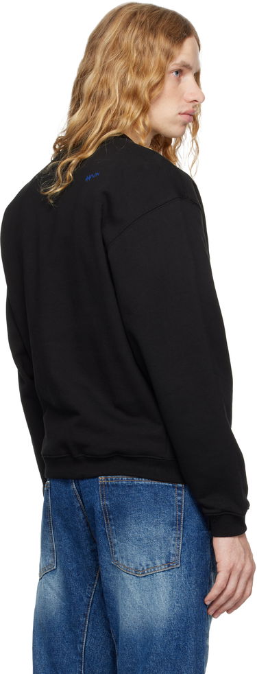 Pulover ADER ERROR Embroidered Logo Sweatshirt Črna | BN25FYSW0101BK, 2