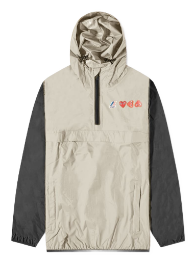 Vetrovka Comme des Garçons K-Way x Half Zip Block Colour Jacket Bež | P1J506-3