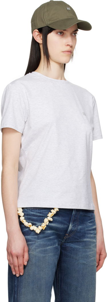 Majica Acne Studios Acne Studios Regular Fit T-Shirt Siva | CL0308-, 1