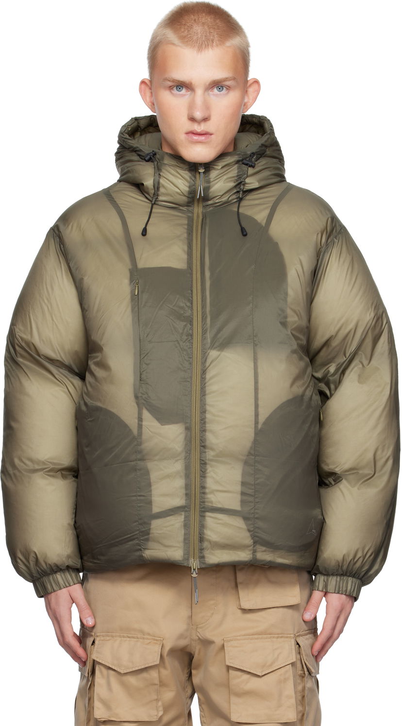 Puhovka ROA Smooth Down Puffer Jacket Zelena | RBMW0237FA184
