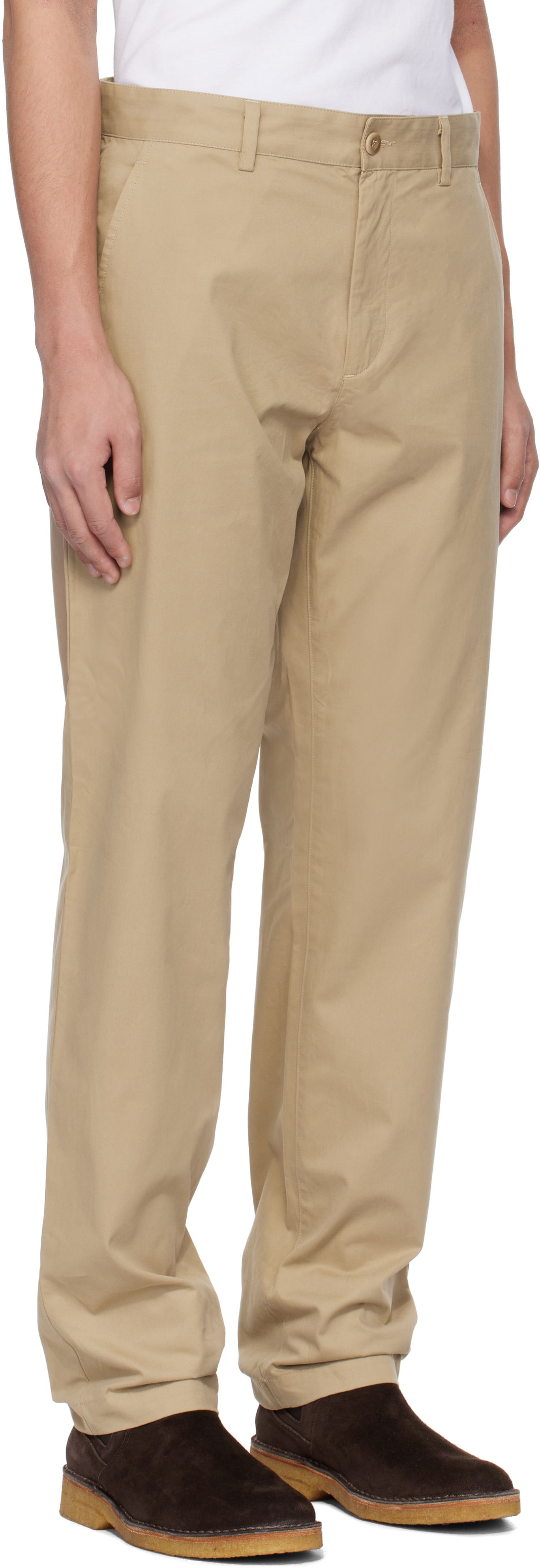 Hlače A.P.C. A.P.C. Constantin Trousers Bež | COGZR-H08396, 1