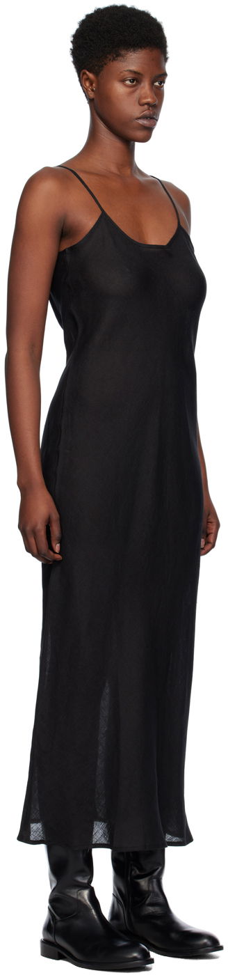 Obleke Baserange Maxi Dress with Scoop Neck Črna | DRDY-SL-000, 1