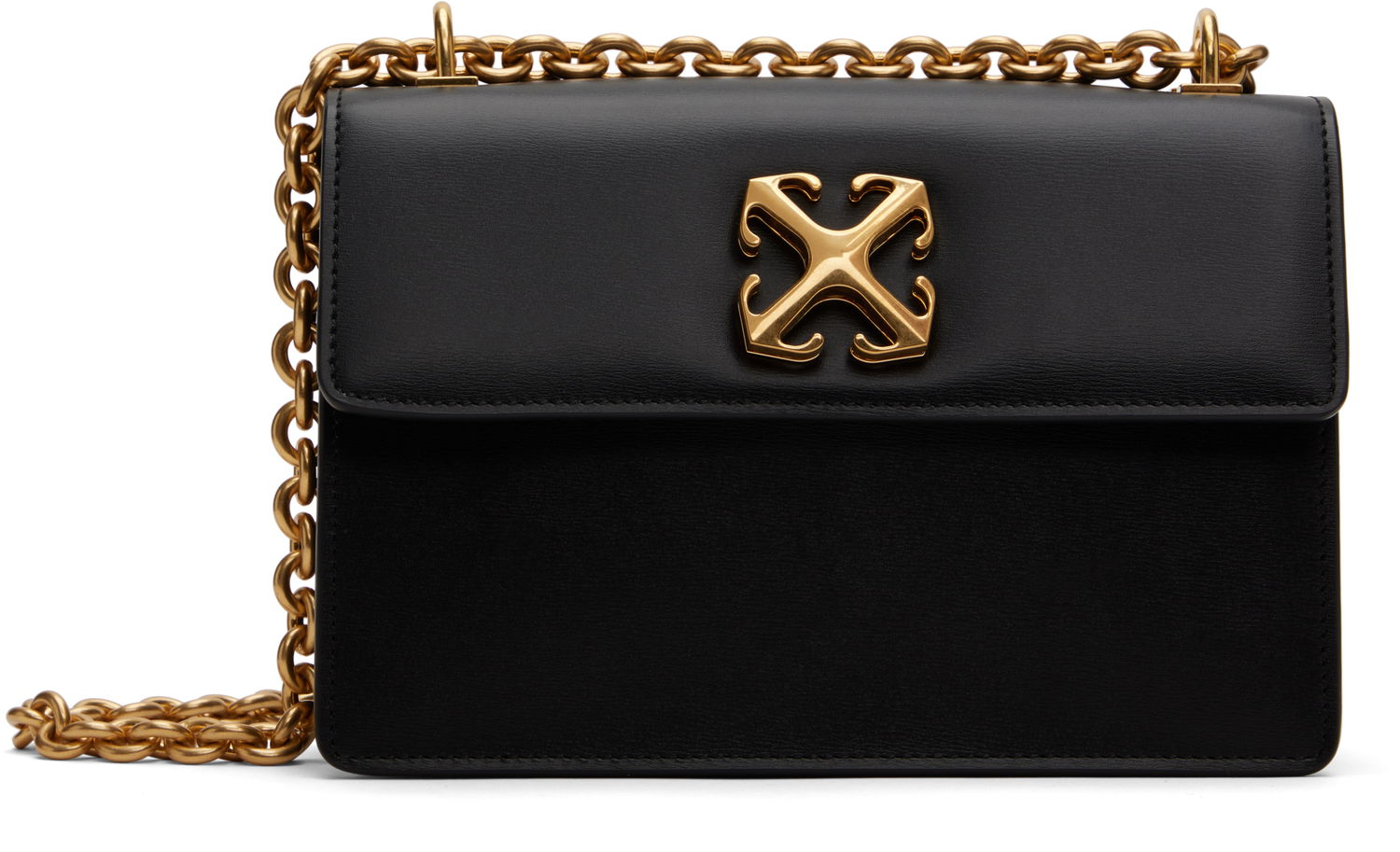 Torba za čez ramo Off-White Jitney 2.0 Catena Scorrevole Shoulder Bag Črna | OWNN154C99LEA0011000, 0