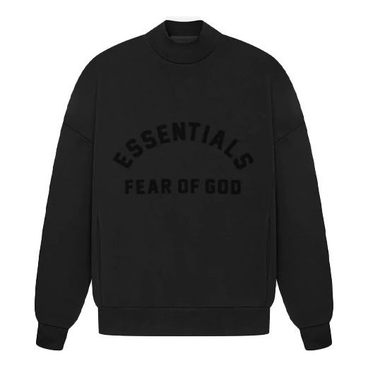 Pulover Fear of God Essentials Crewneck Sweatshirt Črna | 192SP232040F, 0
