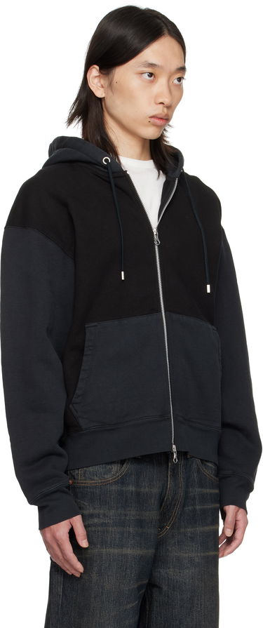 Pulover OUR LEGACY Our Legacy Rascal Zip Hoodie Črna | M2256RP, 4