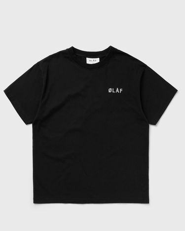 Majica ØLÅF CROSS STITCH TEE Črna | M170102-BLACK, 0