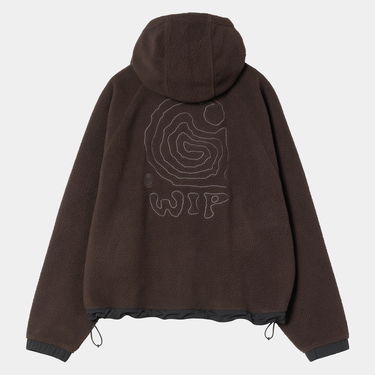Jakna Carhartt WIP Hooded Fleece Jacket Rjava | I035461_8, 2
