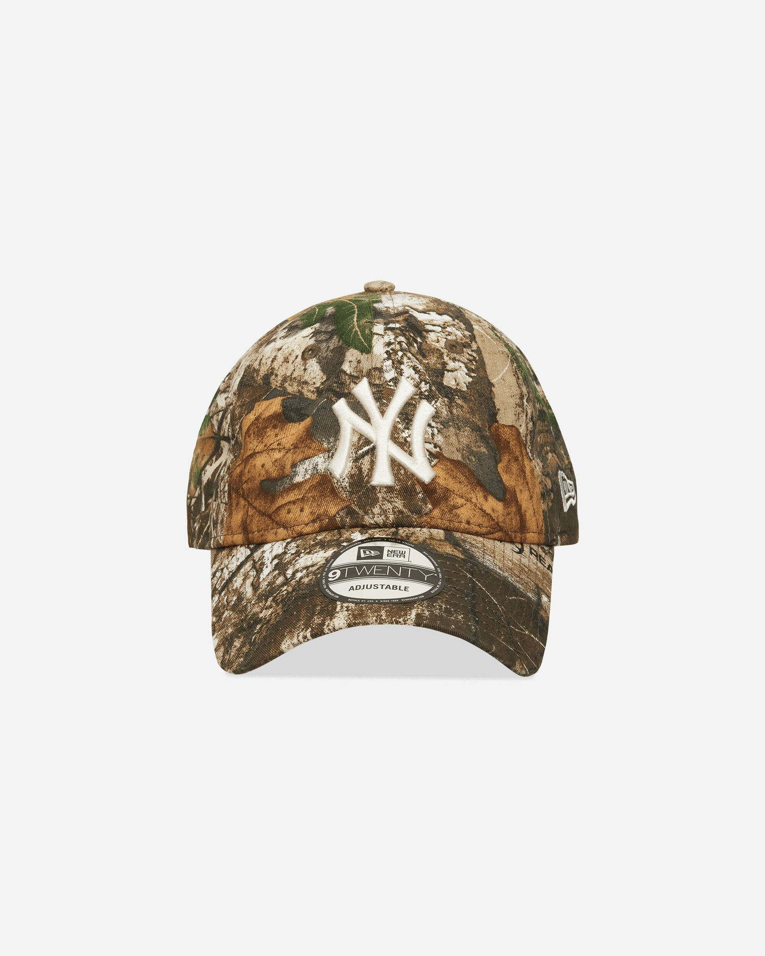 Kapa New Era New York Yankees Washed Real Tree 9TWENTY Adjustable Cap Rjava | IH38 999, 0