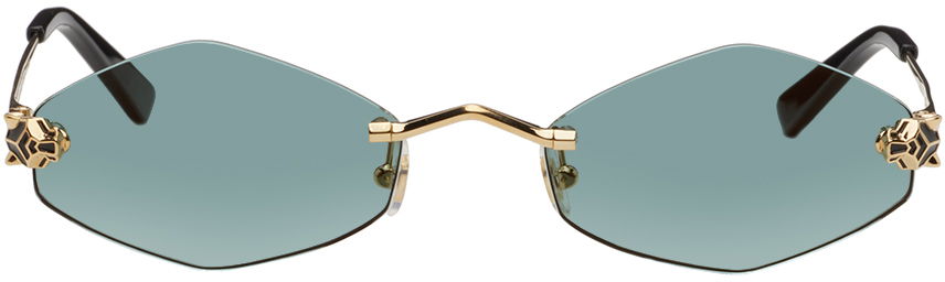Sončna očala Cartier Sunglasses With Green Lenses Turkizna | CT0433S-003, 0
