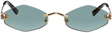 Sončna očala Cartier Sunglasses With Green Lenses Turkizna | CT0433S-003, 0