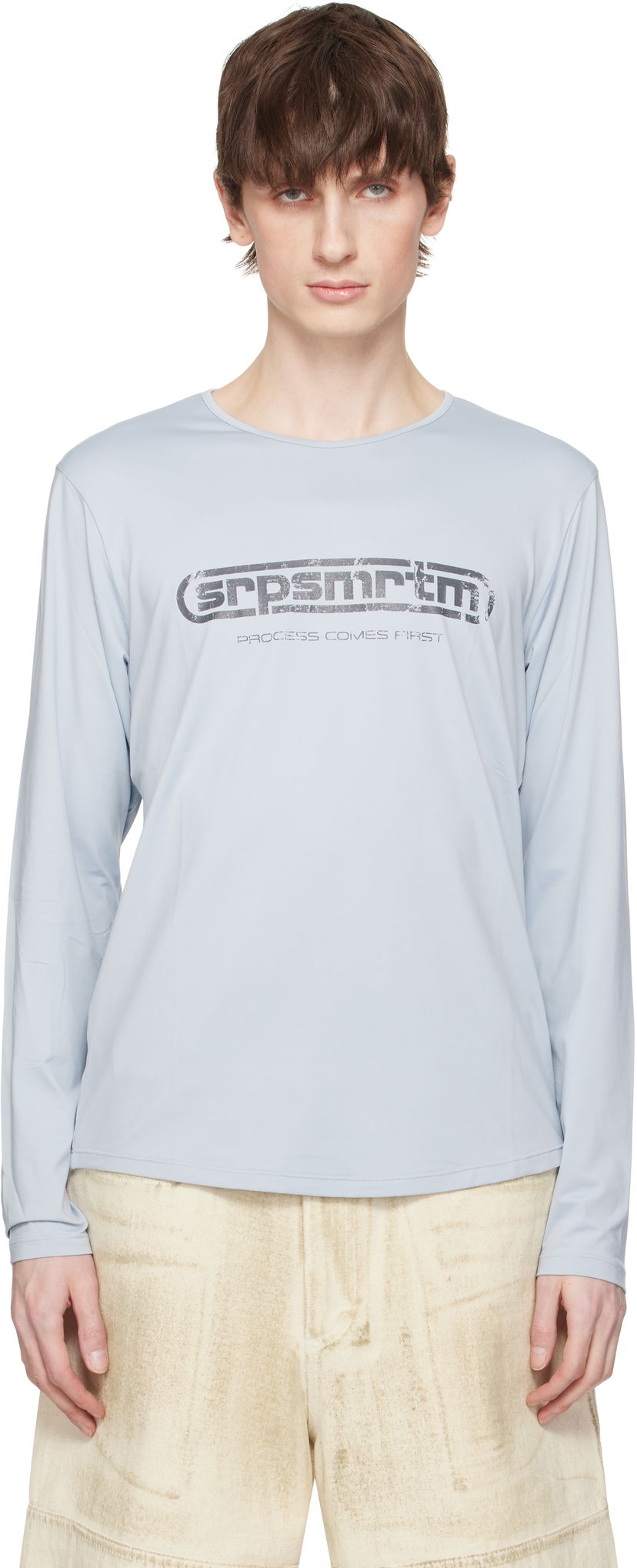 Majica Serapis Logo UV Long Sleeve T-Shirt Modra | SS25_UVT_3L