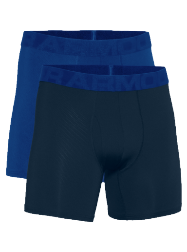 Boksarice Under Armour Tech Mesh 6in 2-pack Boxers Mornarica | 1363623-400
