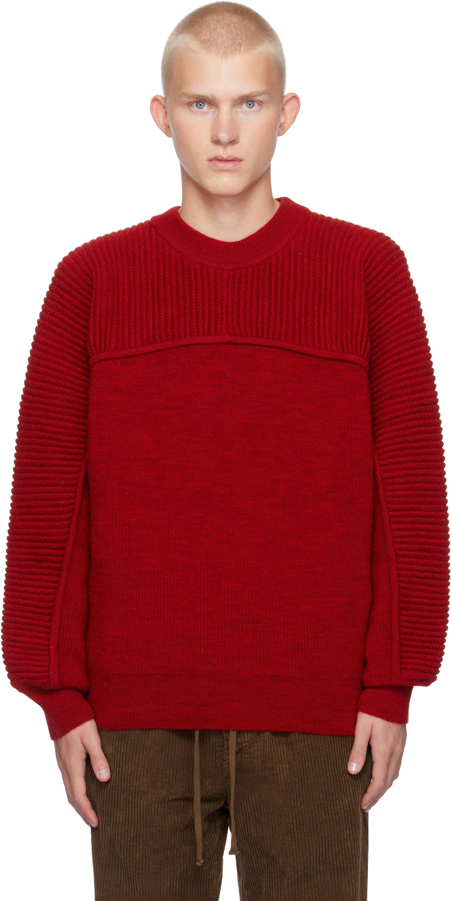 Pleteni pulover ISABEL MARANT Isabel Marant Acolin Knit Sweater Rdeča | PU0594HA-B4L01H, 0