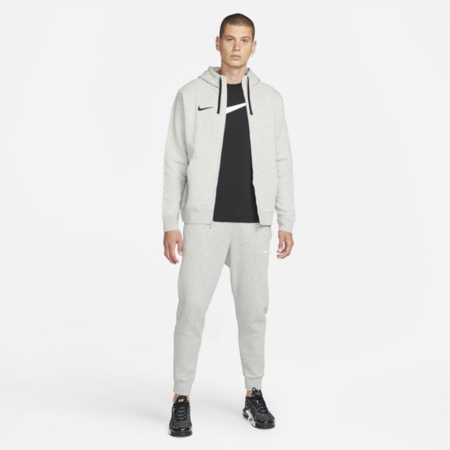 Pulover Nike Park Fleece Full-Zip Football Hoodie Siva | CW6887-063, 1