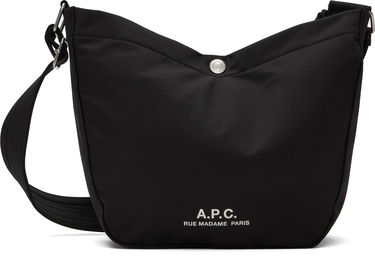 Torba za čez ramo A.P.C. A.P.C. Journal Small Satchel Črna | PSAKR-M67010, 0