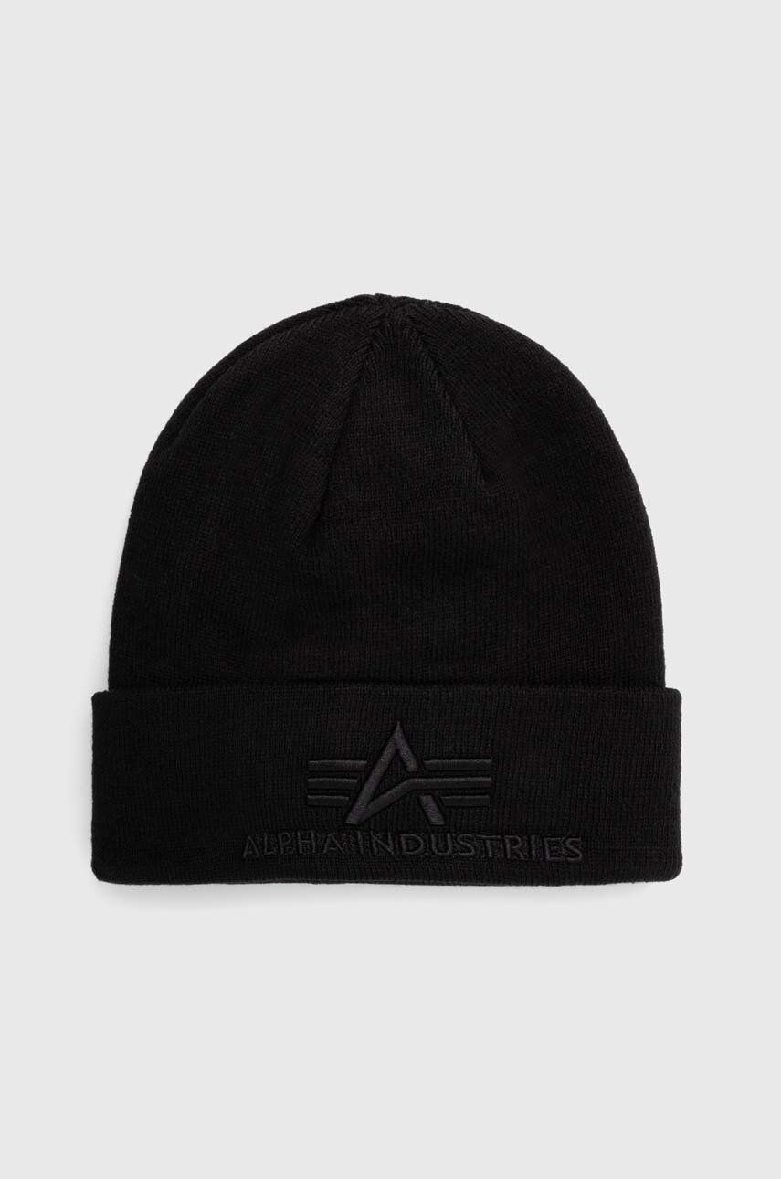 Beanie Alpha Industries Beanie Črna | 168910.03, 0