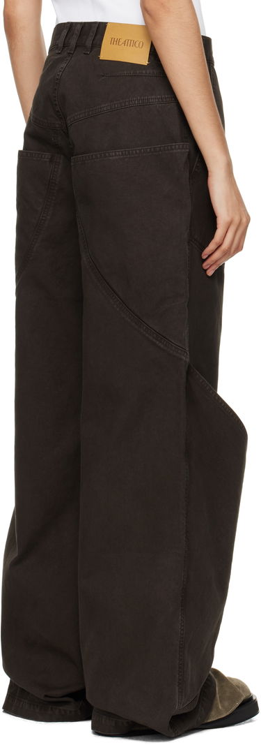 Cargo hlače The Attico The Attico Long Cargo Pants Rjava | 250WCP00198 DDC093AA, 2