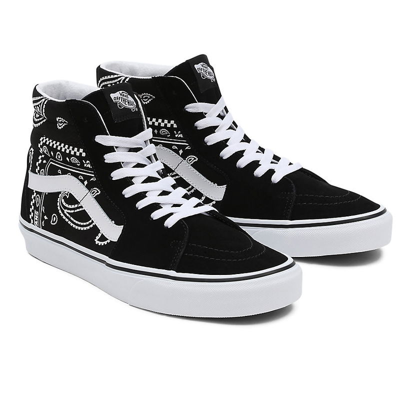 Superge in čevlji Vans Peace Paisley Sk8-Hi Črna | VN0A5JMJB0E