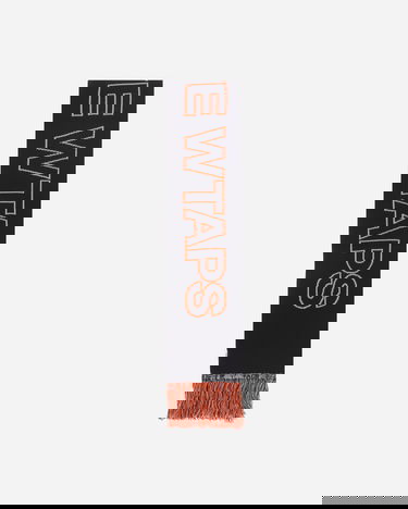 Šala WTAPS Knitted Fringe Scarf Črna | 242MADT-AC01 002, 1