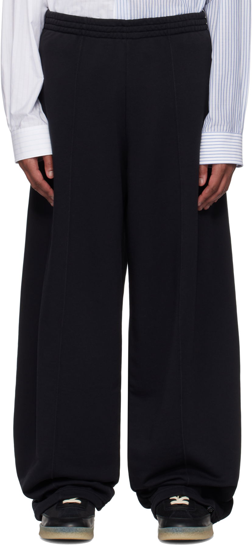 Trenirka Maison Margiela MM6 Maison Margiela Pinched Seam Sweatpants Črna | SH0KA0040 S25606