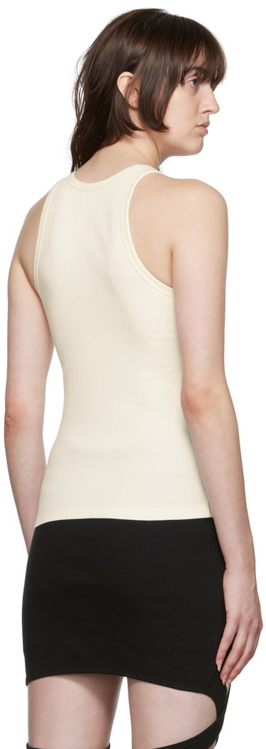 Majica brez rokavov Dion Lee Fitted Tank Top Bež | C3069P22, 2