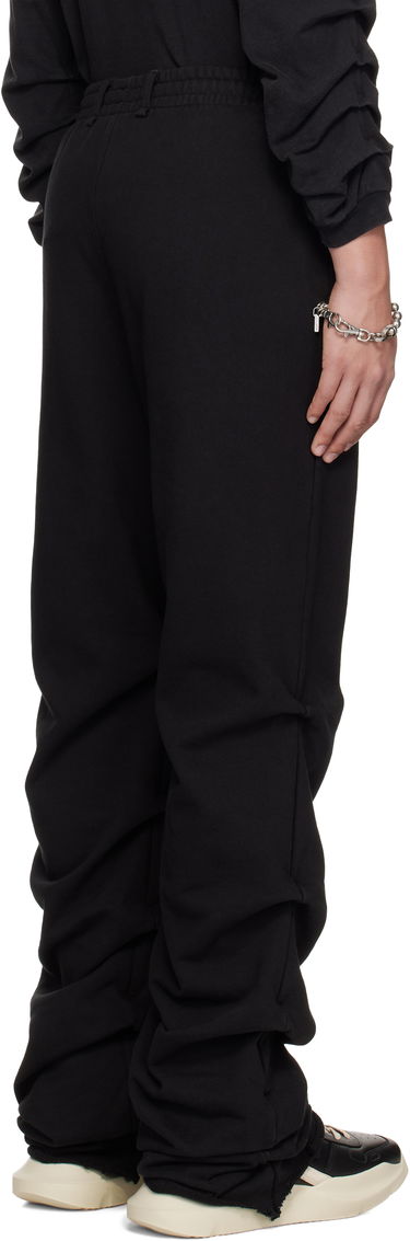 Trenirka We11done We11done Wrinkled Straight Jogger Sweatpants Črna | WD-TA0-25-724-U-BK, 2