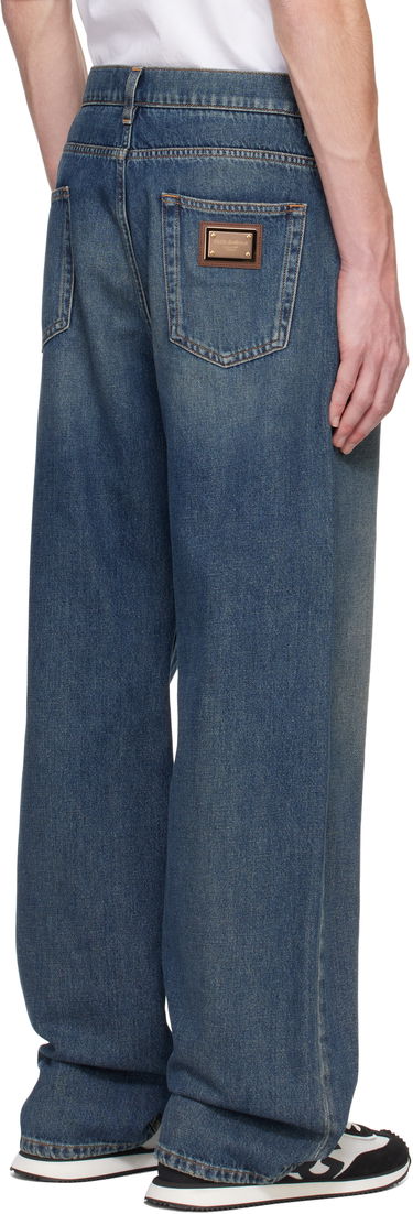Kavbojke Dolce & Gabbana Dolce&Gabbana Over Jeans Modra | GWVNXDG8KY5, 2