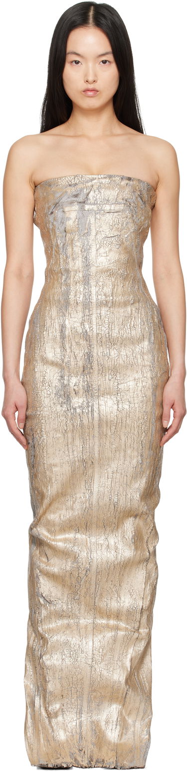 Obleke Rick Owens Rick Owens Hollywood Bustier Gown Kovinski | RP01E7524 SGMC, 0