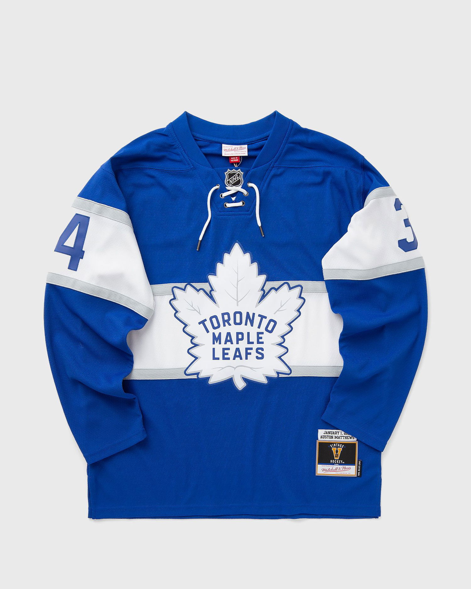 Dres Mitchell & Ness TORONTO MAPLE LEAFS 2017 AUSTON MATTHEWS #34 Jersey Modra | RJY75781-TML17AMTBLUE, 0