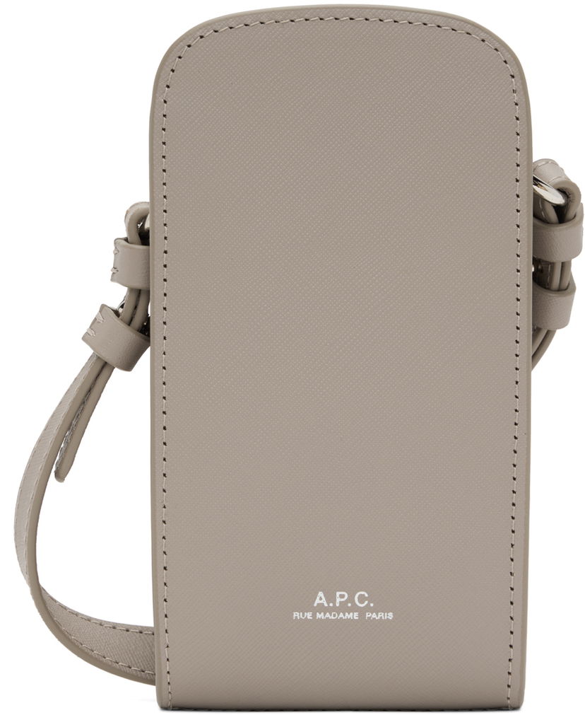 Torba za čez ramo A.P.C. A.P.C. James Phone Pouch Bag Siva | PXBJQ-H61756