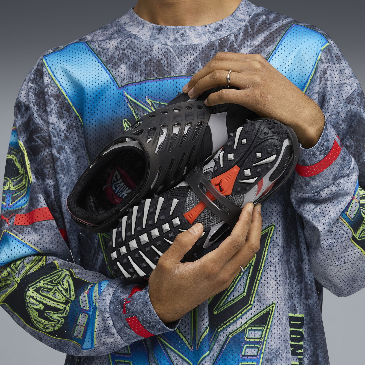 Superge in čevlji Puma A$AP ROCKY x Mostro Gabbia Leather Črna | 404448_01, 1
