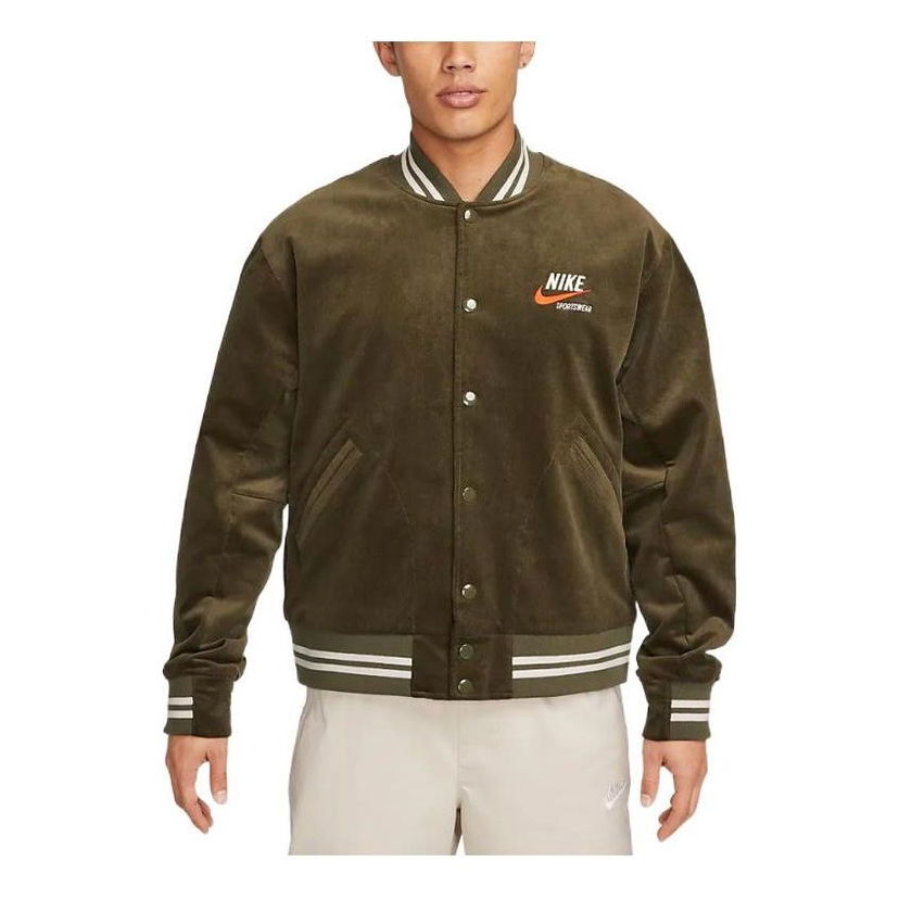Bomber jakna Nike Corduroy Bomber Jacket Zelena | DV9998-325