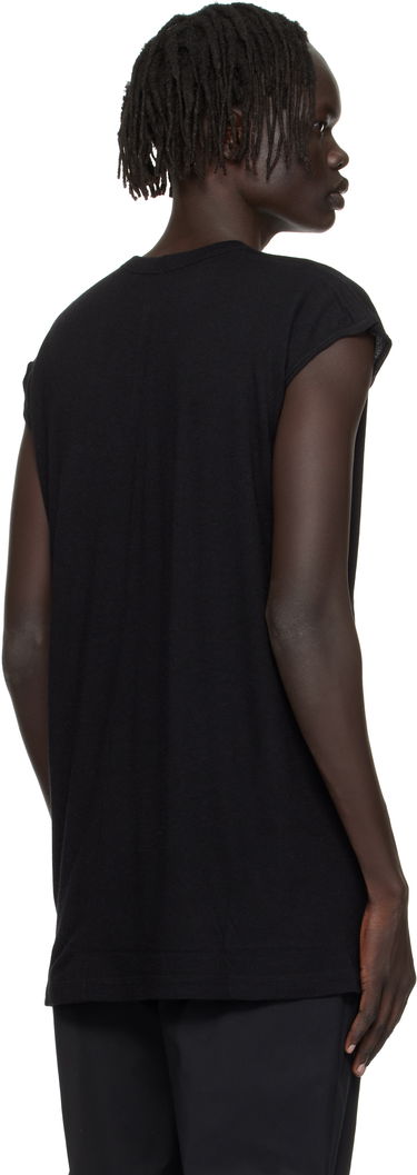 Majica Rick Owens Rick Owens Concordians Deep V-Neck T-Shirt Črna | RU02E1230 JR, 2