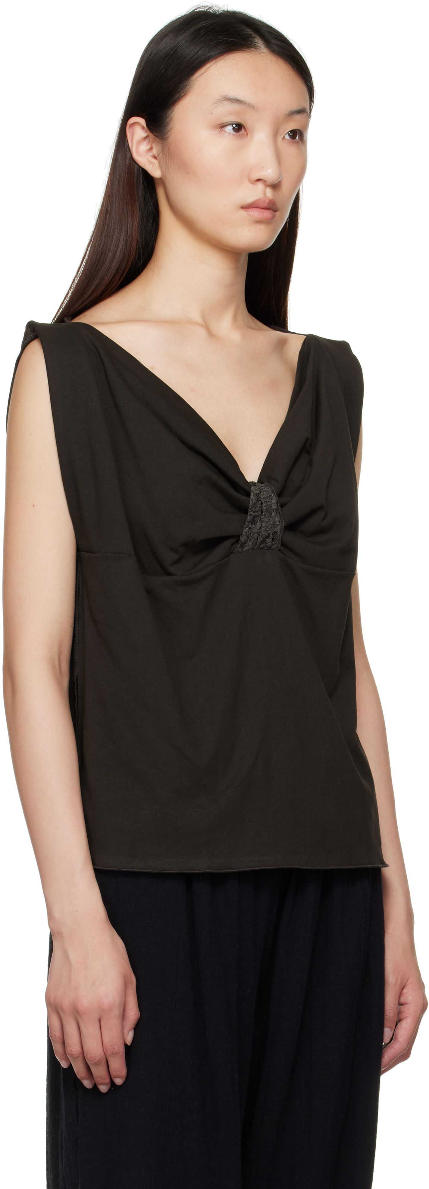 Majica brez rokavov Baserange Baserange Arin Sleeveless Top Črna | TOART-RC-SU25, 1