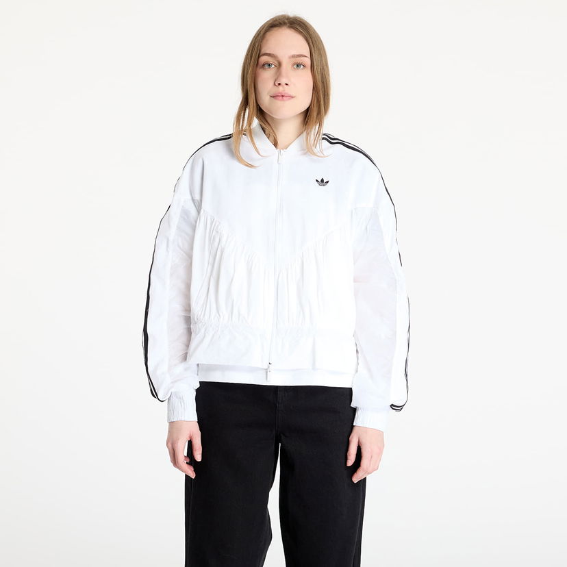 Vetrovka adidas Originals Lightweight Windbreaker Bomber Jacket Bela | JZ6769