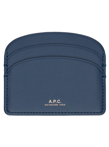 Nahrbtniki in torbe A.P.C. Navy Demi-Lune Card Holder Mornarica | PXAWV-F63270
