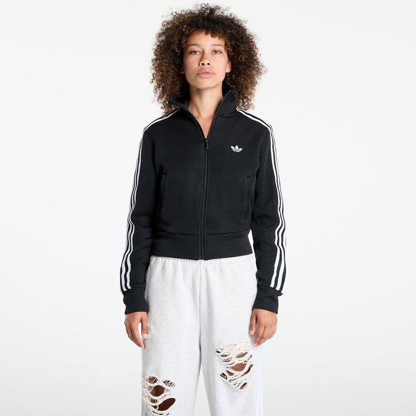 Jakna adidas Originals Firebird Adicolor Knit Track Top Črna | JY2613