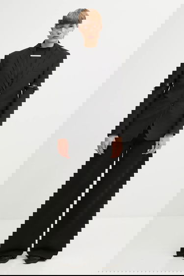 Jakna Coperni Coperni Logo Belted Blazer Črna | COPV37F3004, 5