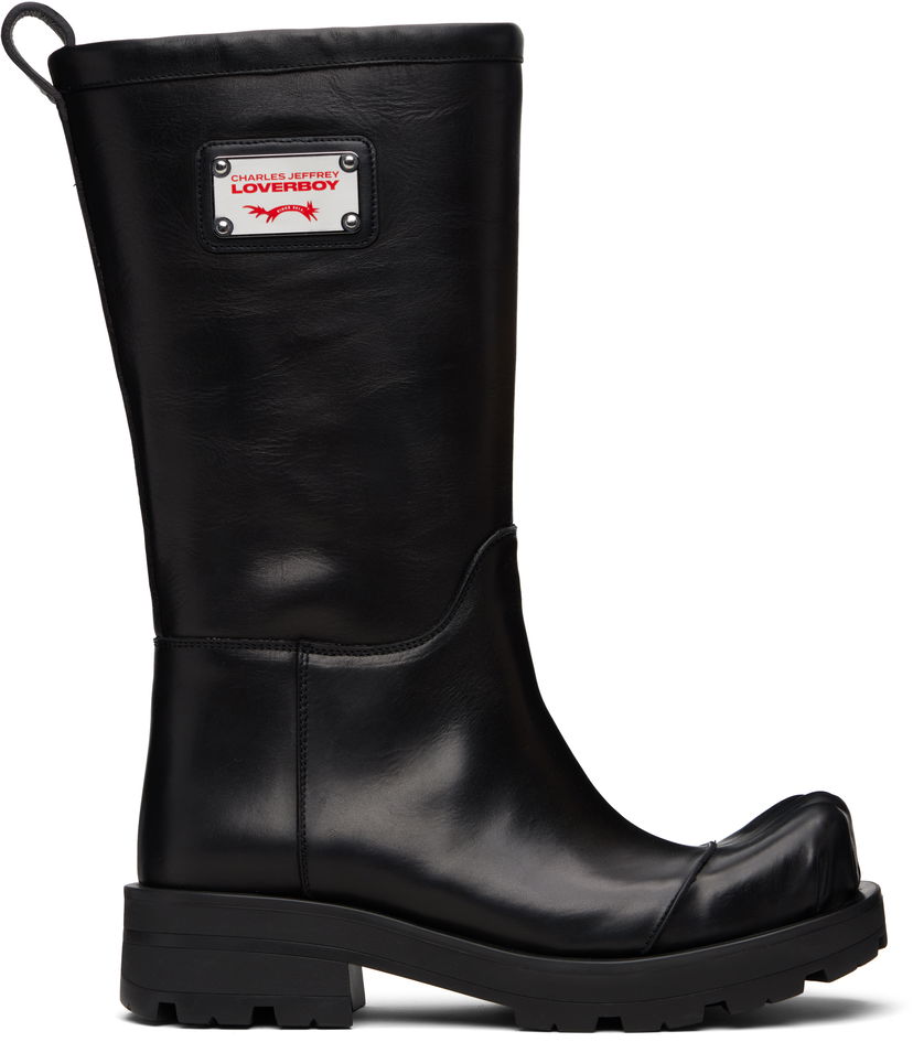 Superge in čevlji Charles Jeffrey Loverboy Charles Jeffrey LOVERBOY Sheathed Moggies Boots Črna | 52150301