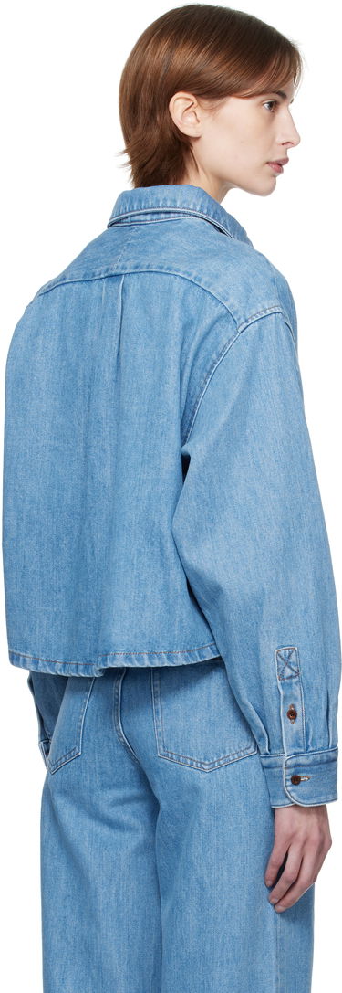 Srajce A.P.C. A.P.C. Samantha Denim Overshirt Modra | COHEQ-F02895, 2