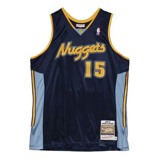 Dres Mitchell & Ness Carmelo Anthony Denver Nuggets  Basketball Jersey Modra | AJY4GS20031-DNUNAVY06CAN