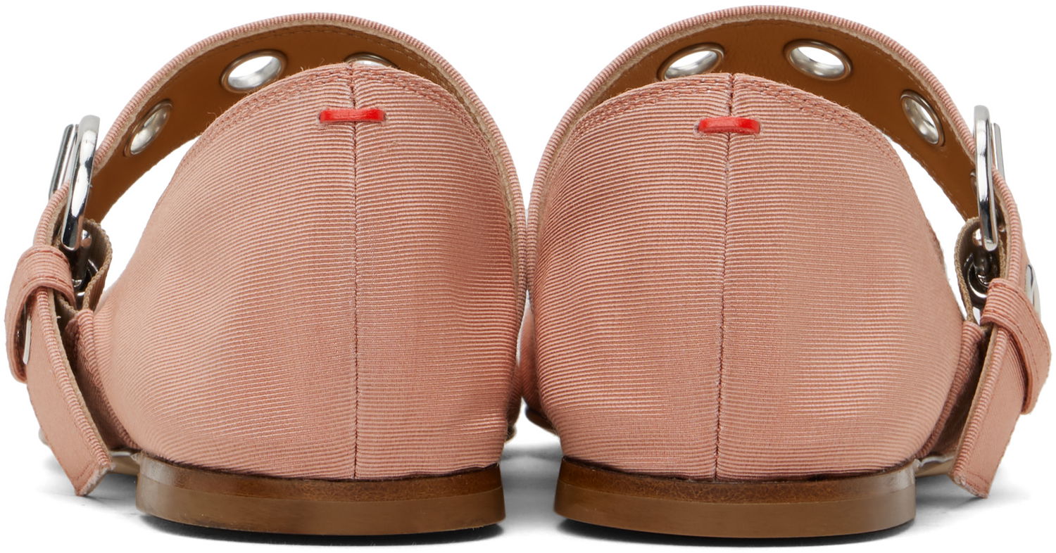 Nega čevljev Aeyde Aeyde Uma Eyelet Ballerina Flats Roza | A11-FL-RKLS08FL159-SS25-1018-069, 1