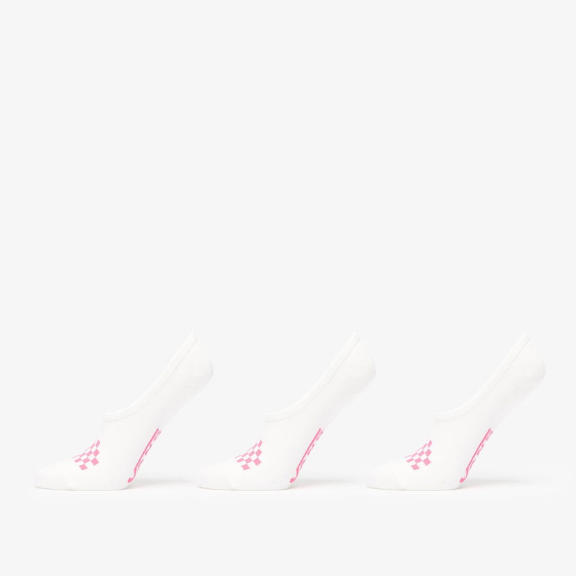 Nogavice Vans Vans Classic Canoodle Rox No-Show Socks - 3 Pack Bela | VN000QCAJU41
