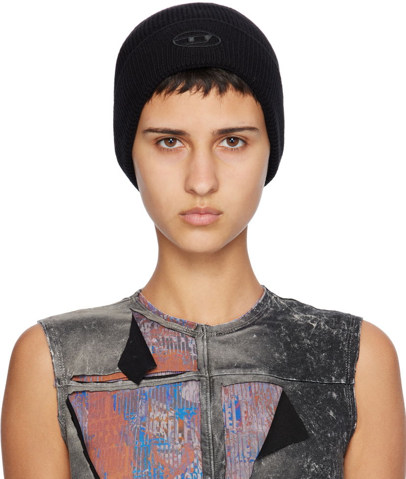 Beanie Diesel K-Coder-Fully Beanie Črna | A04092 0DAOB