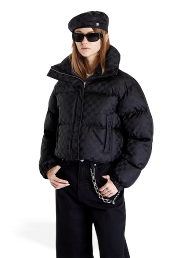 Puhovka MISBHV Monogram Nylon Puffer Črna | 3121W414